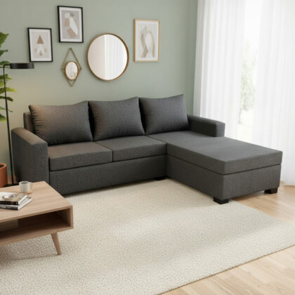 ESQUINERO FEDER CHENILLE PREMIUM 210x160x90 Placa en L asientos de sofa divididos